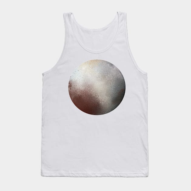 Pluto planet sticker Tank Top by EmeraldWasp